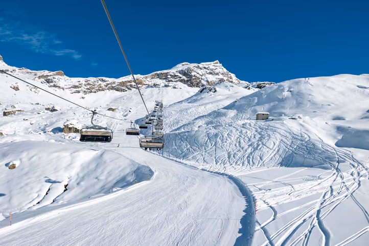 Breuil-Cervinia sotto la neve
