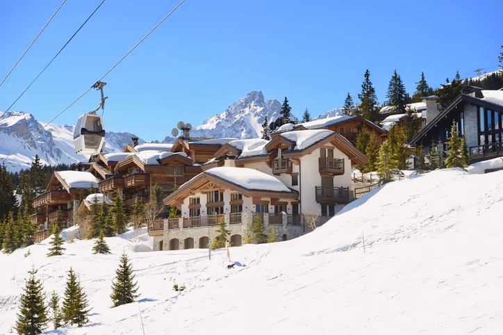 Courchevel sous la neige
