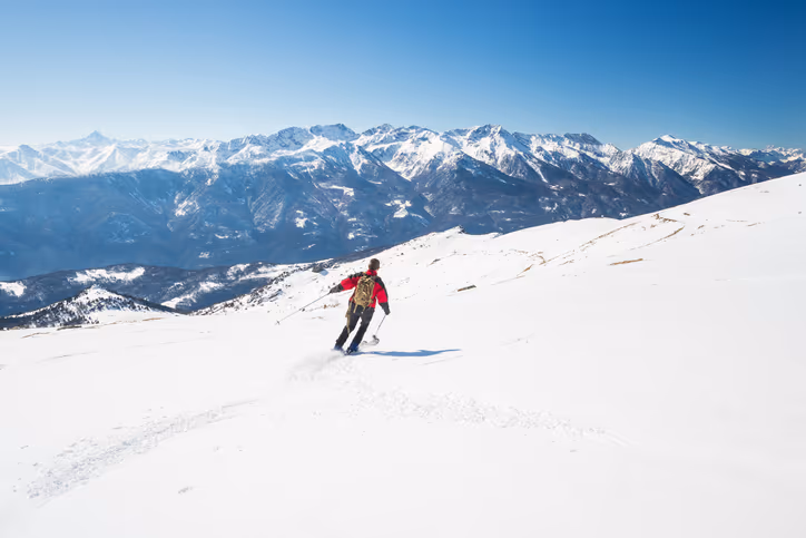 Courmayeur sotto la neve