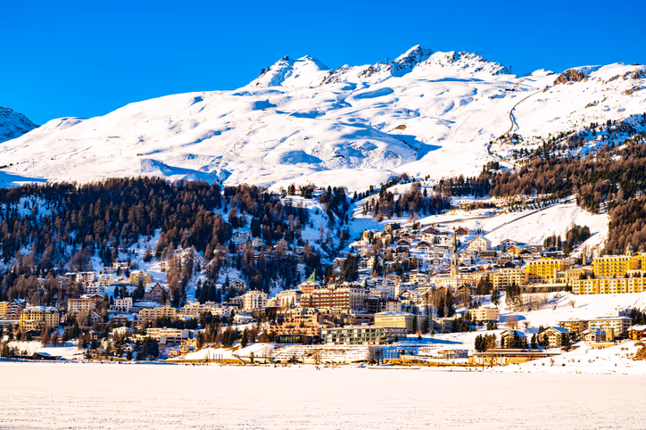 St. Moritz im Schnee
